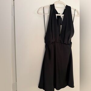 Zara Black Backless Dress